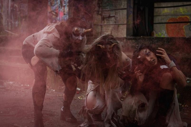Creatures of St Peter's Seminary — fantasy creature photoshoot