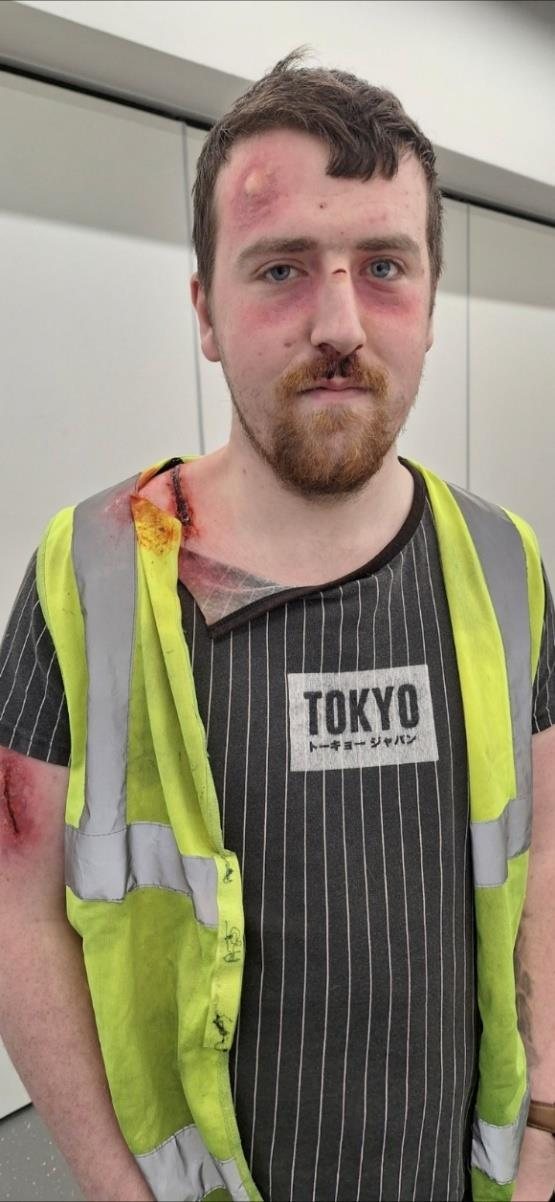 Special effects makeup by Toni Fox